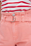 Eva Ultra High-Rise Denim Bermuda Shorts-Shorts-BAYEAS