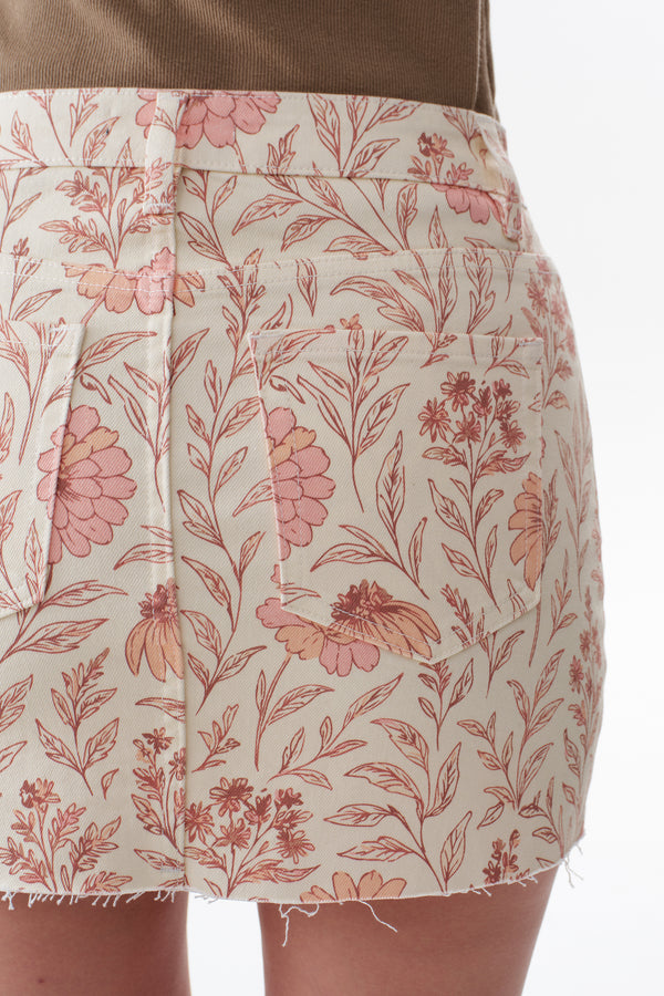 Flora Mid Rise Skirt