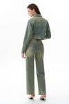 Rhinestone Denim Jacket