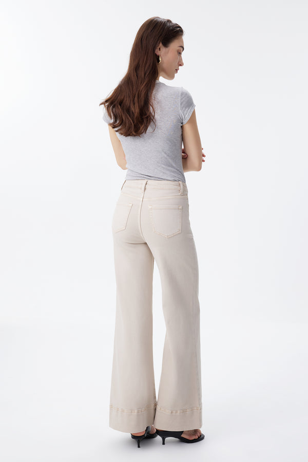 High Rise Wide Leg Pants