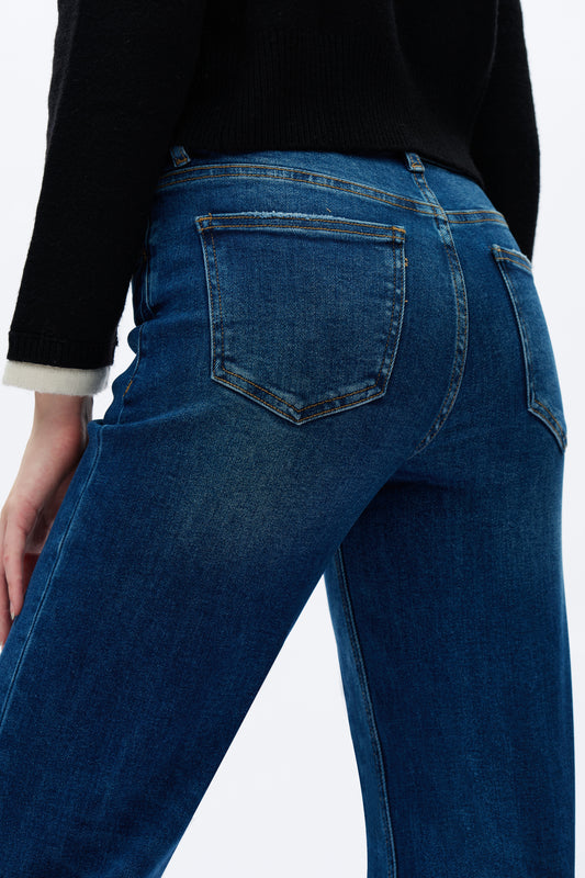 Alsa Mid Rise Wide Leg Jeans