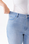 Super High Rise Capri Mom Jeans