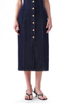Relaxed Denim Cardigan Dress