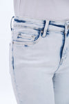 Beth Skinny Jeans With Frayed Hem-Skinny-BAYEAS