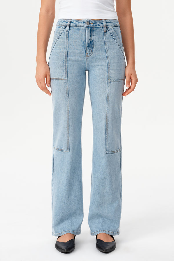 High Rise Wide Leg Jeans