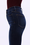 High Rise Flare Denim Jeans-Flare & Bootcut-BAYEAS
