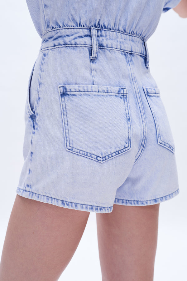 Nora Denim Rompers-Rompers-BAYEAS