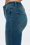 Mid Rise Straight Jeans