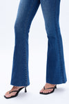 Butt Lifting Flare Denim Jeans-Flare & Bootcut-BAYEAS