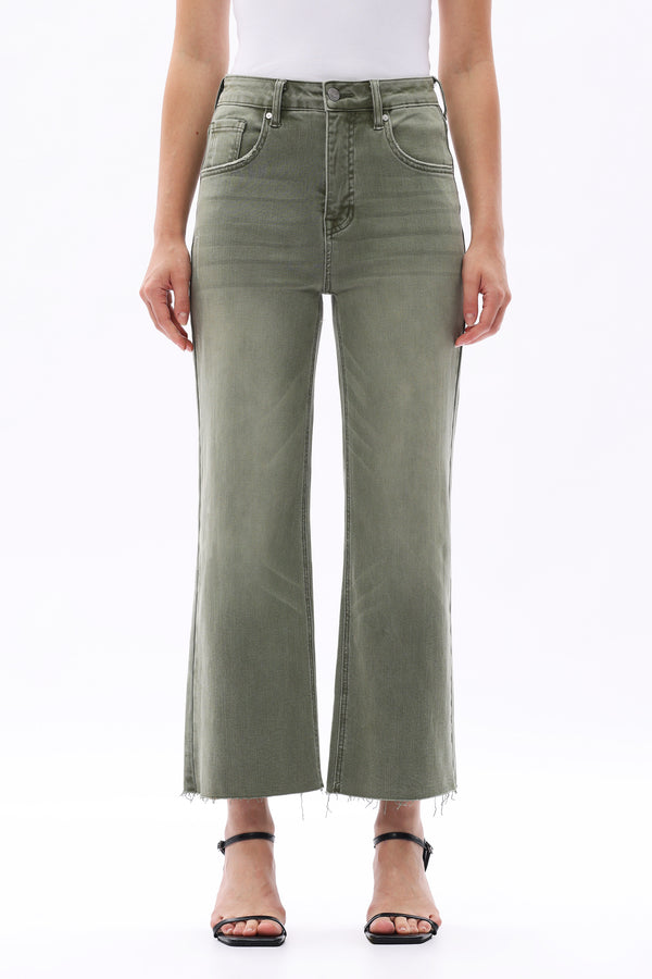 High Rise Wide Leg Denim Jeans