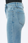 High Rise Straight Jeans-Straight-BAYEAS