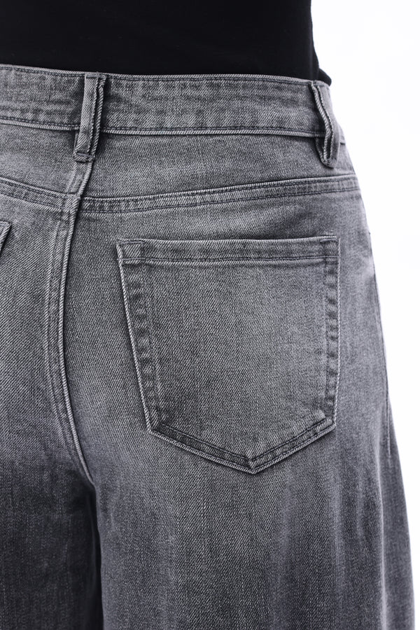 Zephyrine High Rise Barrel Jeans