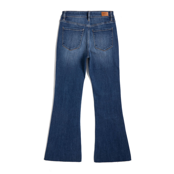 Low Rise Bootcut Jeans-Flare-BAYEAS