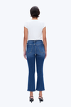 High Rise Bootcut Flare Denim Jeans-Flare & Bootcut-BAYEAS
