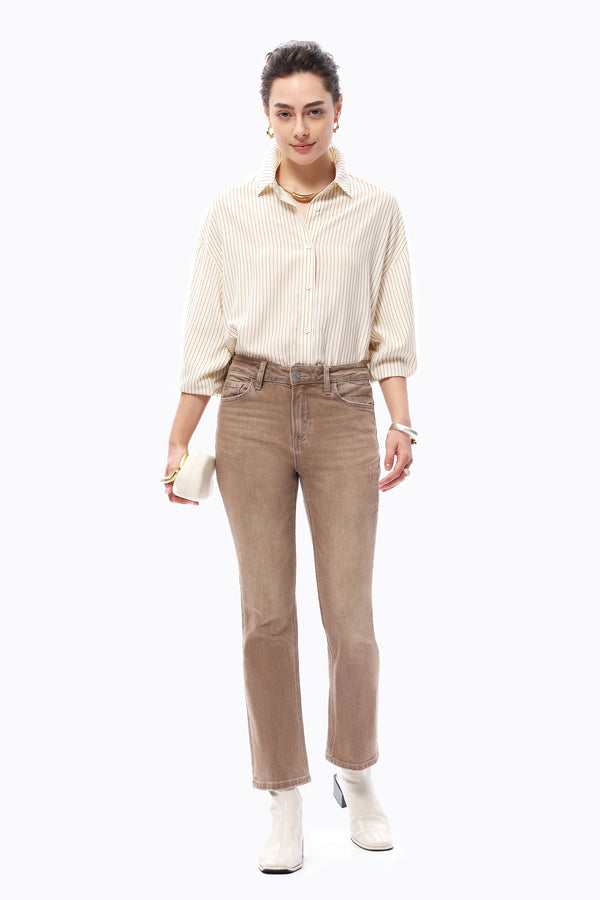 High Rise Flare Jeans