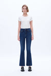 High Rise Bootcut Flare Denim Jeans-Flare & Bootcut-BAYEAS