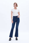 High Rise Bootcut Flare Denim Jeans-Flare & Bootcut-BAYEAS