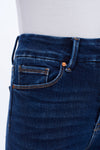 High Rise Bootcut Flare Denim Jeans-Flare & Bootcut-BAYEAS
