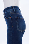 High Rise Bootcut Flare Denim Jeans-Flare & Bootcut-BAYEAS