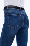 High Rise Bootcut Denim Jeans-Flare & Bootcut-BAYEAS