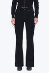 High Rise Flare Denim Jeans With Crinkle-Flare & Bootcut-BAYEAS