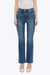 High Rise Bootcut Denim Jeans-Flare & Bootcut-BAYEAS