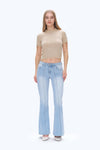 Julia Flare Leg Denim Jeans-Flare & Bootcut-BAYEAS