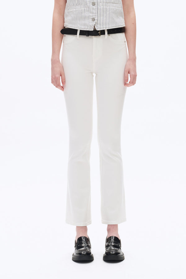 Womens Straight Flared Pants-Flare & Bootcut-BAYEAS