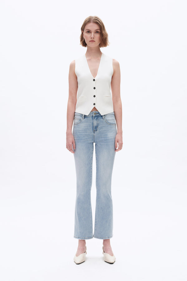 Bootcut Denim Jeans for Women-Flare & Bootcut-BAYEAS