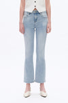 Bootcut Denim Jeans for Women-Flare & Bootcut-BAYEAS