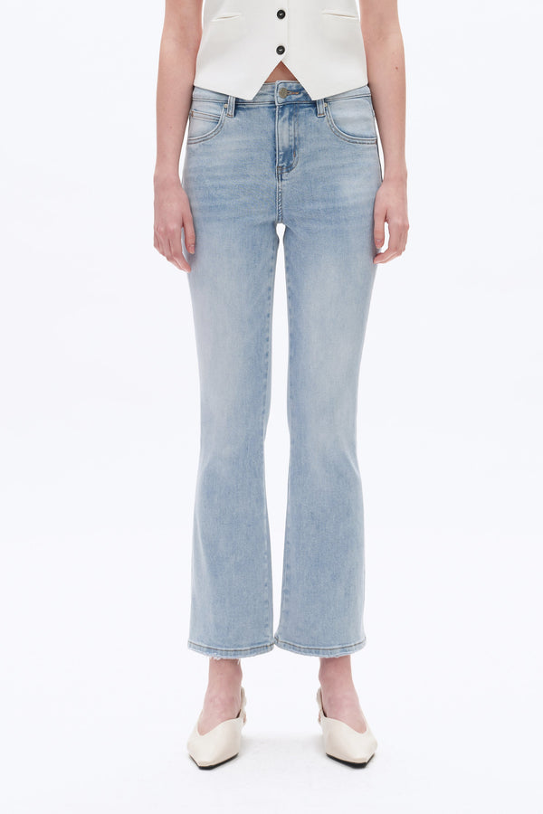 Bootcut Denim Jeans for Women-Flare & Bootcut-BAYEAS