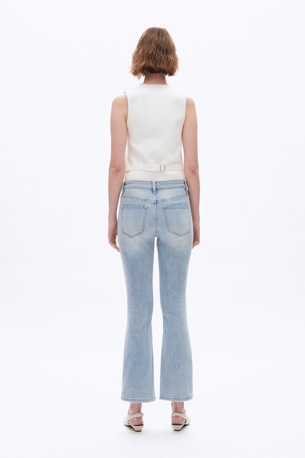 Bootcut Denim Jeans for Women-Flare & Bootcut-BAYEAS