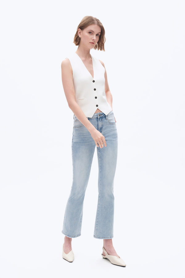 Bootcut Denim Jeans for Women-Flare & Bootcut-BAYEAS