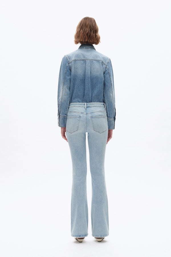 Classic Bootcut Jeans for Women-Flare & Bootcut-BAYEAS