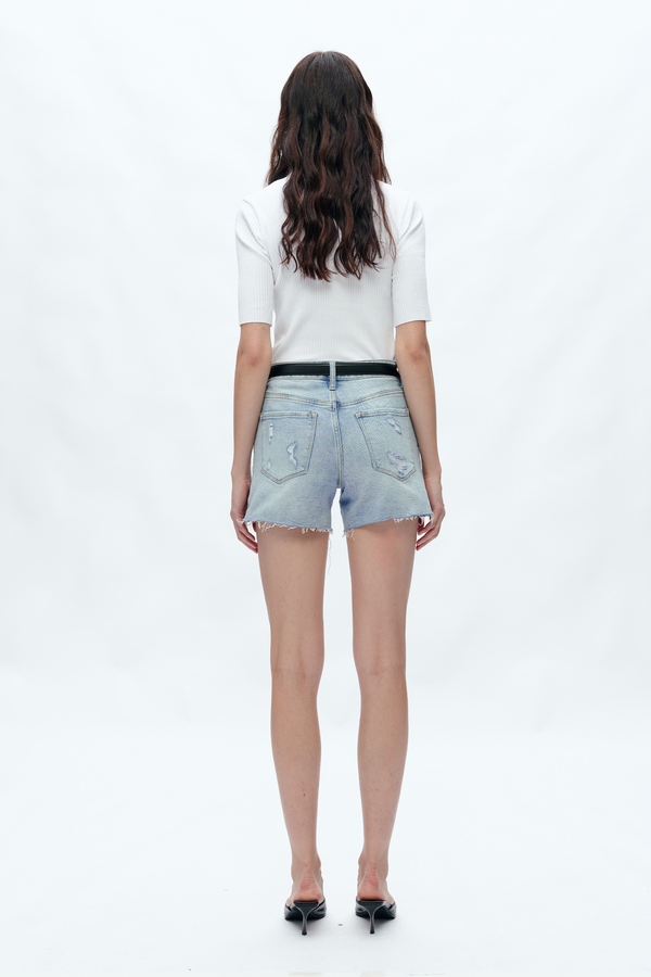 Ava Jorts With Raw Hem-Shorts-BAYEAS