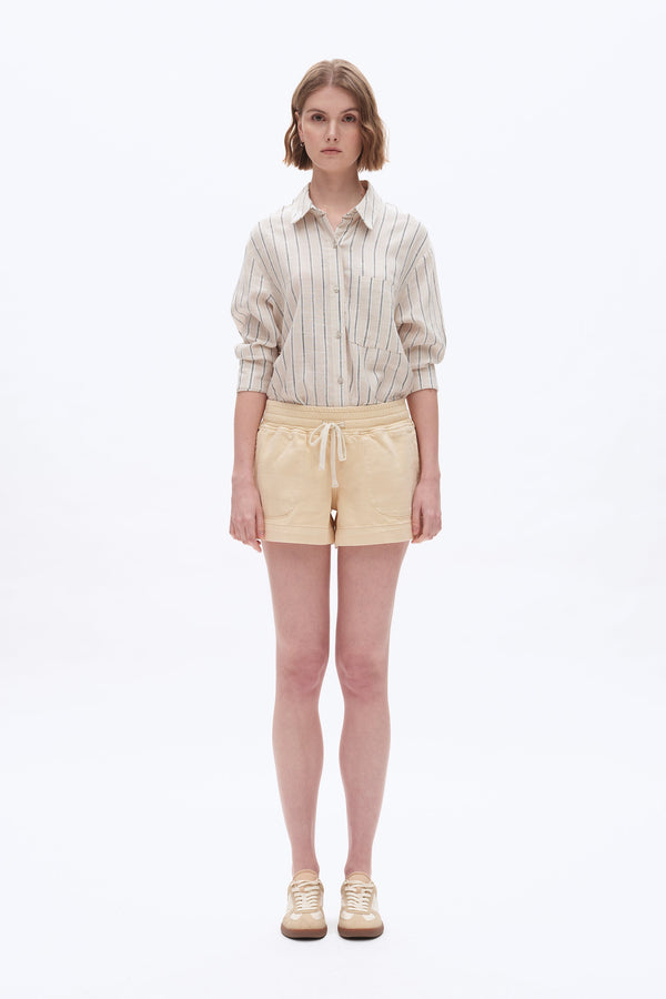 Mid Rise Drawstring Shorts-Shorts-BAYEAS