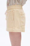 Mid Rise Drawstring Shorts-Shorts-BAYEAS