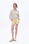 Mid Rise Drawstring Shorts-Shorts-BAYEAS