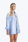Women's Ragged Long Sleeve Loose Shirt-Shirts-BAYEAS