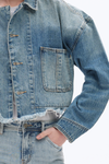 Long Sleeve Denim Jacket-Jackets-BAYEAS