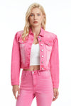 Puffy Sleeve Denim Jacket-Jackets-BAYEAS