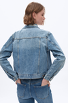 Ripped Denim Jacket-Jackets-BAYEAS