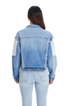 Patch Work Denim Jacket-Jackets-BAYEAS