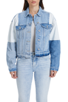Patch Work Denim Jacket-Jackets-BAYEAS