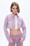 Flora Cropped Jackets-Jackets-BAYEAS