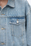 Embellished Denim Jackets-Jackets-BAYEAS