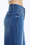 Slit Hem Midi Denim Skirt-Skirts-BAYEAS