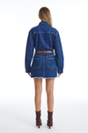 The Resa Denim Shirt Dress-Dresses-BAYEAS