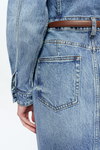 Doris Denim Long Sleeve Dress-Dresses-BAYEAS
