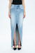 Lauren Slit Maxi Denim Skirt-Skirts-BAYEAS